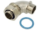 Conectori unghi 90&deg; metrici nerotativi exterior IP65 HELLERMANN TYTON 166-31605