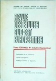 Cumpara ieftin Revue Etudes Sud-Est Europeennes, Tome 21, 1983, Nr. 3, 317 pagini, Franceza, Istorie