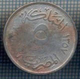AX 1085 MONEDA- EGYPT - 5 MILLIEMES -ANUL 1938 -STAREA CARE SE VEDE