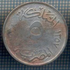 AX 1085 MONEDA- EGYPT - 5 MILLIEMES -ANUL 1938 -STAREA CARE SE VEDE