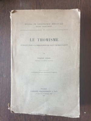 Etienne Gilson - Le Thomisme foto