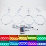 Cumpara ieftin Kit Angel Eyes RGB 16 Culori Telecomanda VW Golf 5 Bumbac Halogen