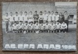 Fotografie originala cu echipa de fotbal AS CFR Arad 1986