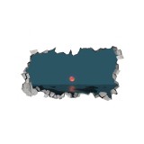 Autocolant decorativ, Gaura in perete, Planete, Multicolor, 83 cm, 69ST-3