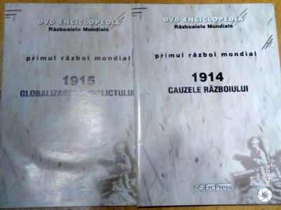 Primul razboi mondial-1914 cauzele razboiului+dvd-1915 Globalizarea conflict+dvd foto
