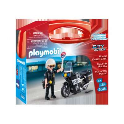 Set portabil Politie Playmobil foto