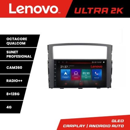 Navigatie Mitsubishi Pajero M-452 Octa Core Android Radio Bluetooth GPS WIFI/4G DSP 2K 8+128GB 360 Toslink CarStore Technology