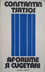 AFORISME SI CUGETARI-CONSTANTIN TSATSOS-268159