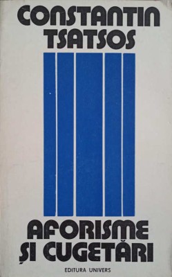 AFORISME SI CUGETARI-CONSTANTIN TSATSOS-268159 foto