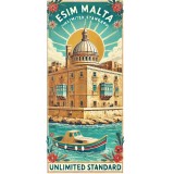 eSIM Malta, Unlimited Standard, 30 Days