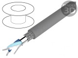 Cablu Alpha Essential PVC Gri 300V 1x2x24AWG