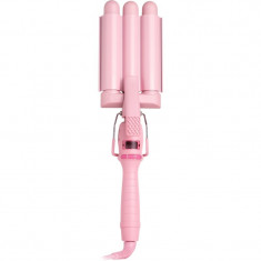 Mermade Mini Waver 25 mm ondulator triplu pentru păr Pink 1 buc