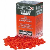 Inele elastrator pentru castrare animale , set 500 buc, calitate originala HEINIGER