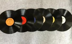 Lot 20 disc uzat discuri uzate vinil vinyl 12&rdquo; suport rotund rotunda pentru pictura artizanat decor mandala confectionat ceas decoratiune perete