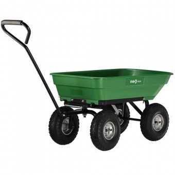Carucior tip remorca pentru gradina, Flo capacitate 55 l