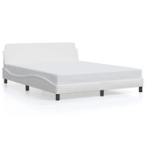 Cumpara ieftin Cadru de pat, Dover, alb, 160x200 cm, piele ecologica