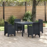 VidaXL Set de dining pentru grădină 5 pcs Antracit Polipropilenă