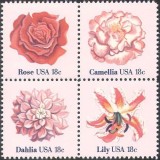 SUA 1981 - Flori, serie neuzata
