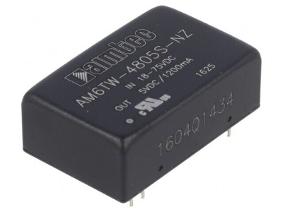 Convertor DC/DC 6W 18-75V la 5V 1.2A DIP24 foto