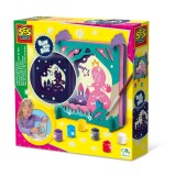 Set creativ - Povesti cu cutie de umbre, glow in the dark, SES Creative