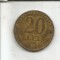 (No2) moneda-ROMANIA-20 LEI 1992