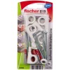 Set 6 buc diblu nylon EasyHook fischer 6x30, cu carlig bucla, DuoPower