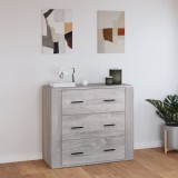vidaXL Servantă, gri sonoma, 80x33x70 cm, lemn compozit