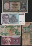 Set 5 bancnote de prin lume adunate (cele din imagini) #32, Europa
