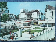 363- Targu Mures -Piata Teatrului National / Marosv&aacute;s&aacute;rhely / cp circulata 1991