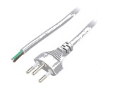 Cablu 3x1mm&sup2; SEV-1011 J mufă PVC 1,8m gri 10A 250V