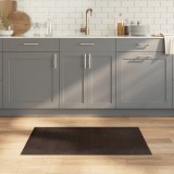 vidaXL Covor dreptunghiular, maro &icirc;nchis, 60x100 cm, bambus