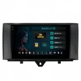 Navigatie 2K Smart Fortwo (2010-2015) 8GB RAM Android 13 Octacore Slot Sim 4G DSP GPS Wi-FI Carplay Android Auto USB Bluetooth Waze Touchscreen 9.5 In