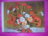 HOPCT 11645 GAROAFE FLORI -STEFAN LUCHIAN -CP PICTURA - ROMANIA-NECIRCULATA