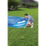 Prelata Piscina Bestway Flowclear 262x175x51 cm Albastra Protectie Impermeabila