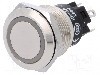Intrerupator anti-vandalism, ON-ON, &Oslash;19mm, EAO, 82-5151.2114