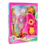 Set papusa Betty cu accesorii incluse pentru plaja, Oem