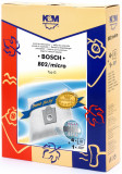 Sac aspirator pentru Bosch/Siemens typ E,D,G, sintetic, 4 saci + 1 filtru, K&amp;M