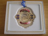 M3C21 - OBIECT AMINTIRE - ORNAMENT - SIMBOL CASA ALBA - SUA - 2006