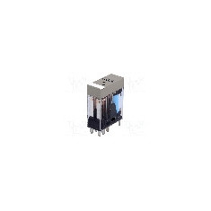 Releu electromagnetic, 24V DC, 5A, DPDT, serie G2R-2-S, OMRON - G2R-2-SN 24VDC (S)