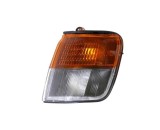 Lampa semnalizare fata cu lumina parcare MITSUBISHI PAJERO/MONTERO (V20), 01.1992-12.1995, DEPO, fata, partea stanga, alb-galben; fara soclu bec;