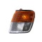 Lampa semnalizare fata cu lumina parcare MITSUBISHI PAJERO/MONTERO (V20), 01.1992-12.1995, DEPO, fata, partea stanga, alb-galben; fara soclu bec;