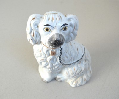 Figurina Staffordshire Spaniel sec 19 foto