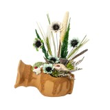 Aranjament, ulcior mijlociu cu flori / EXT 10182
