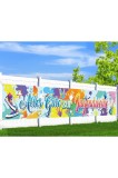 Decorare Jugendweihe, banner lung din material La mulți ani pentru decorarea petrecerii de tineret, 270 * 40 cm