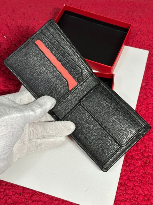 PORTOFEL PIELE HUGO by Hugo Boss - Subway GR - Negru - Nou !