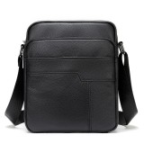 Cumpara ieftin Geanta barbati, Luis GT1320, piele naturala, model negru