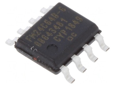 Memorie FRAM 64kb I2C 8kx8bit 4.5-5.5V 1MHz SO8 foto