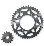 Set Pinioane Transmisie Moto Cross si Enduro, Pinion Spate 41 Dinti si Pinion Fata 14 Dinti, Pas 428, Asix XB27/28 , CROSS ATV ENDURO ATV110 TTR125