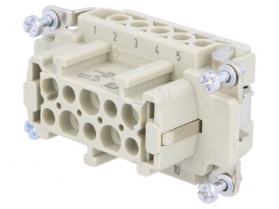 Conector HDC Inserturi Contact Mamă Han E 10 10 PE foto