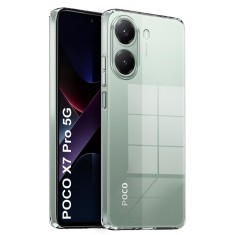 BestCase&reg; Husa Clear Silicon pentru Poco X7 Pro 5G, Transparent